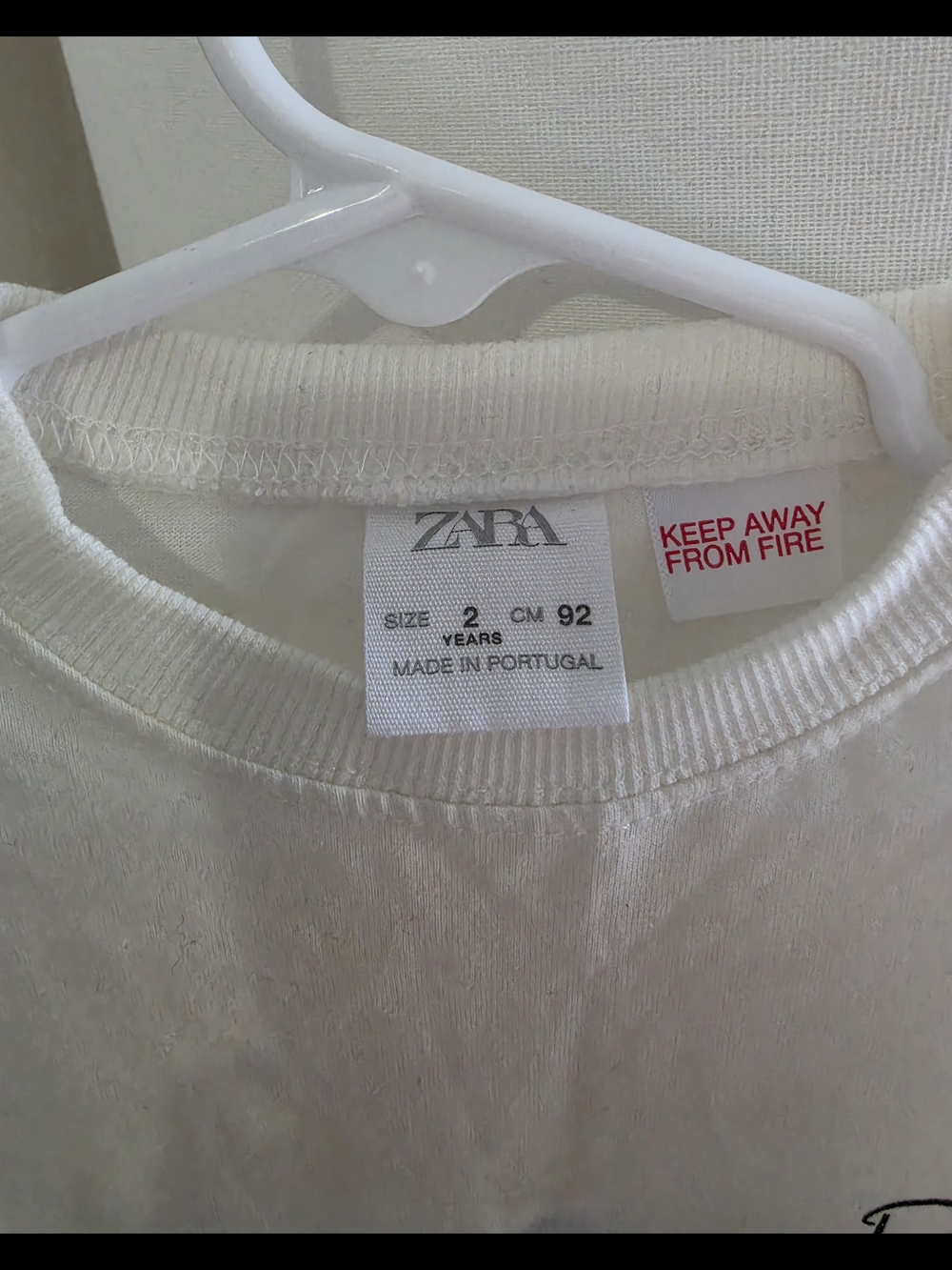 Zara White 'Blossom Studio' Long Sleeve Tee - Picture 5 of 5